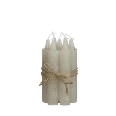 Immagine di comodo set di candele Comforder (7 pezzi), con bastoncino da 11 cm grigio chiaro, tavolo in un colore, autonomia oltre 4 ore