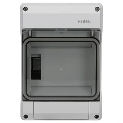 Immagine di Hensel 1659656 KV 9106 Centralino Da parete Numero divisori = 6 di righe 1 Contenuto pz.
