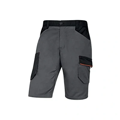 Immagine di Delta Plus Bermuda da Lavoro 65% Poliestere 35% Cotone 245gr Mach 2 Deltaplus M2BE3 XL, Grigio Arancio