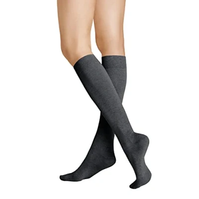 Immagine di Hudson Calze Alte relaxed opache, donna, Grigio (Grau mel. 0550)), 35/38 DE
