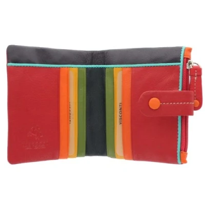 Immagine di VISCONTI Collezione Mimi MOJITO Borsetta Compatta Multicolore in Pelle M77 Rosso Multi