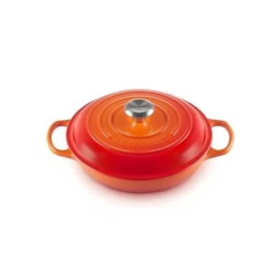 Immagine di Le Creuset Tegame basso Evolution in ghisa vetrificata, Rotondo, diameter 26 cm, Arancione, 21180260902430