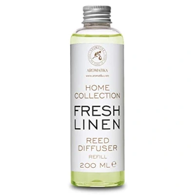 Immagine di Ricarica Diffusore Ambiente Fresco Bucato 200ml Profumatori Aroma Deodorante di Aromi Reed Diffuser Refill Fragranza Fresh Linen
