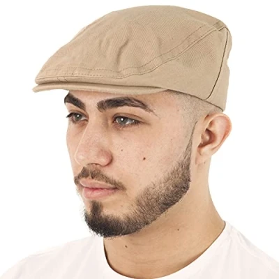 Immagine di TOSKATOK Cappello Piatto in Cotone Spazzolato Uomo