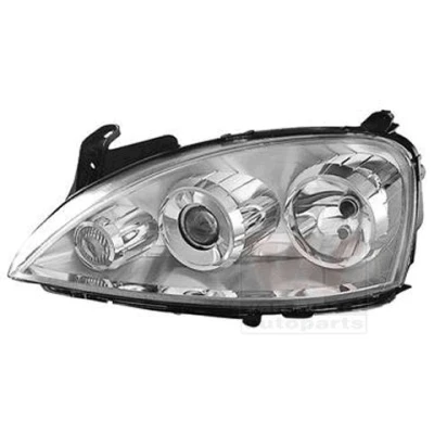 Immagine di VAN WEZEL 3779967 fari Sx H7/H7 DE cristallino per veicolo circolazione Dx senza motore regolazione assetto PX26d OPEL: Corsa C Hatchback