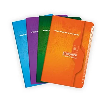 Immagine di Clairefontaine 277C Quaderno con rilegatura a spirale, formato A4, quadretti, 90 fogli, 70 g, colori assortiti, confezione da 5