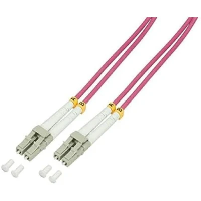 Immagine di Cavo LogiLink FP4LC50 Fibra ottica [1x Spina LC 1x LC] 50/125 µ Multimode OM4 50.00 m