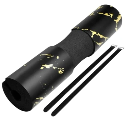 Immagine di AiQInu Cuscino Bilanciere Squat,Barbell Squat Pad con 2 Cinghie di Sicurezza,Cuscino Ergonomico, Protezione Spalle Collo per Sollevamento Pesi Hip Thrust