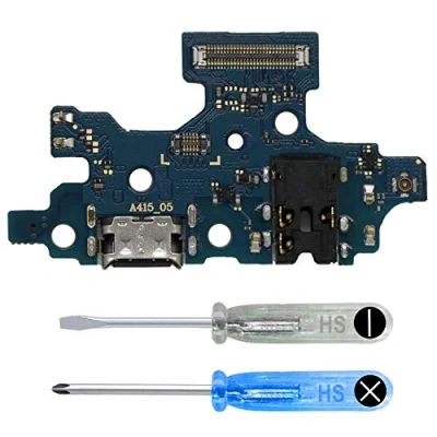 Immagine di MMOBIEL Connettore Dock Compatibile con Samsung Galaxy A41 2020 Presa di Ricarica USB C Audio Jack/Microfono/Antenna Ricambio incl. Cacciaviti