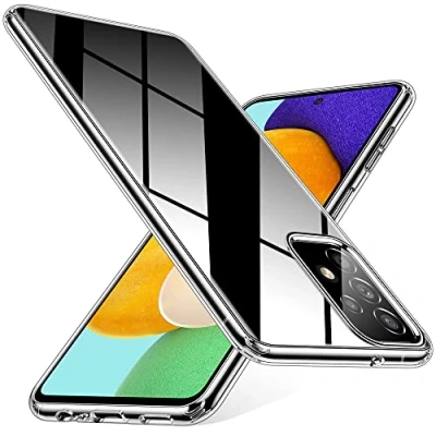Immagine di HOOMIL Pure Clear Cover per Samsung A52 4G/5G/A52s 5G, Protettiva Sottile Morbida TPU Case in Silicone Copertura del Telefono Custodia Galaxy 5G Trasparente
