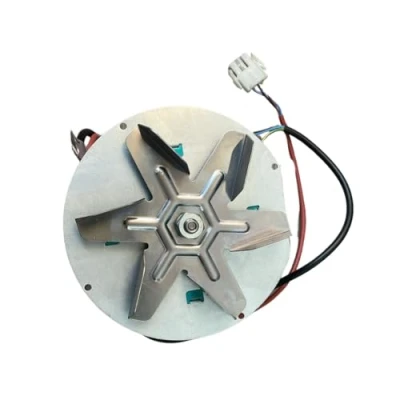 Immagine di Estrattore aspiratore fumi per stufe a pellet con motore ECOFIT 2RECA3 e girante in acciaio AISI 430