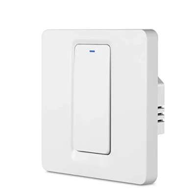 Immagine di timer intelligente per scaldabagno, da incasso, interruttore della luce Smart Home, controllo vocale compatibile con Alexa e Google Assistant (40A)