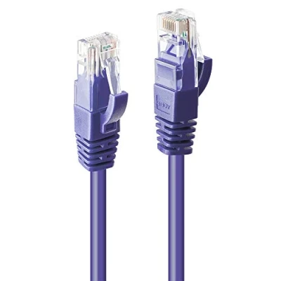 Immagine di LINDY 48129 RJ45 cavo di rete, patch CAT 6 U/UTP 20.00 m Violetto 1 pz.
