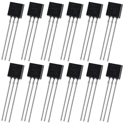 Immagine di 200 PZ 2N4401 TO 92 NPN Transistor 40 V 0.6A per Elettronico DIY Progetto Amplificatore Pannello Solare Caricatore Circuito Sviluppo Prodotto Commutazione Alimentazione