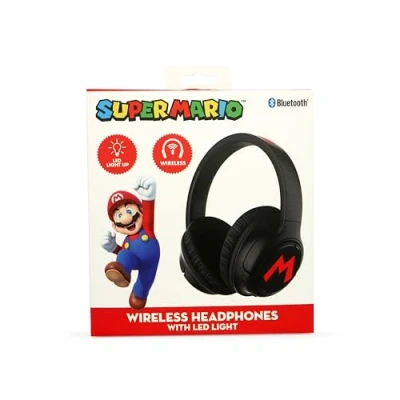 Immagine di OTL Technologies Cuffie wireless pieghevoli Super Mario con luce LED