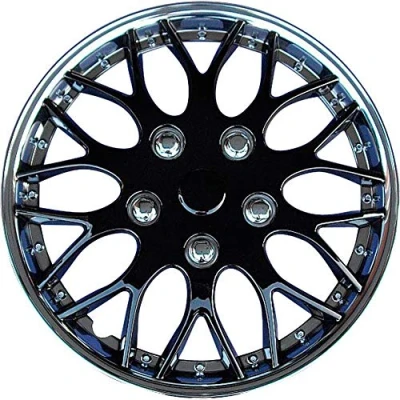 Immagine di AutoStyle Set di 4 Copricerchi Missouri 16 Pollici Cromo/Nero