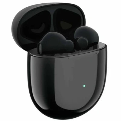 Immagine di TCL Mobile Moveaudio S200 Cuffie wireless (cancellazione del rumore, Bluetooth 5.0, ricarica rapida, custodia di extra sottile, IP54, touch) Nero [Italia]