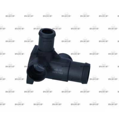 Immagine di NRF 775065 Flangia Testa a cilindro, anteriore da motore Radiatore VOLKSWAGEN: GOLF 2, TRANSPORTER 4, 4 Bus, AUDI: 80 B3