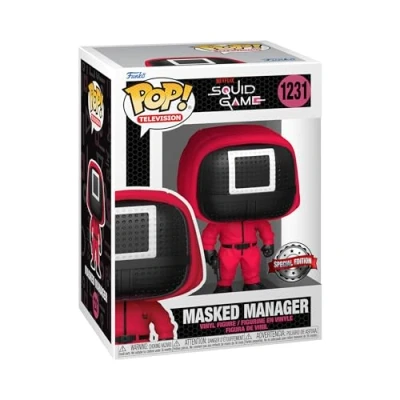 Immagine di Funko POP TV: Squid Game Red Soldier: Square Mask