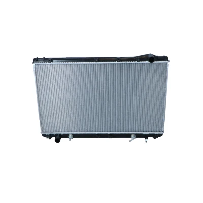 Immagine di NRF 50344 Radiatore motore Alluminio 714 421 27 con parti annesse Alette di raffreddamento saldate