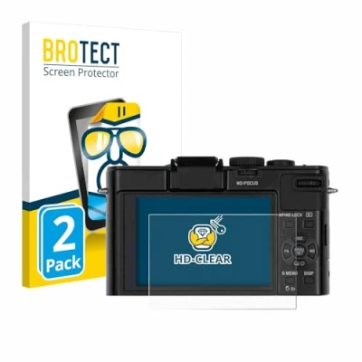 Immagine di brotect Pellicola Protettiva per Leica D Lux 6 Protezione Schermo (2 Pezzi) [Trasparente, Anti Impronte]