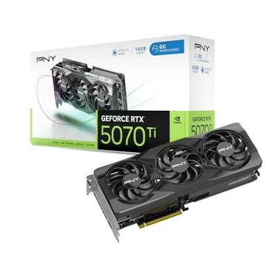 Immagine di PNY Scheda grafica GeForce RTX™ 5070Ti 16GB OC Tripla Ventola DLSS 4