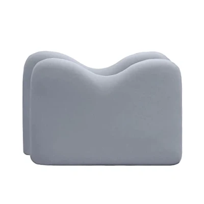 Immagine di federa alta qualità doppia confezione (2 pezzi, Grigio Chiaro) per cuscini di supporto il collo come NuMOON cotone, doppio jersey, misura esatta, non serve stirare, con cerniera