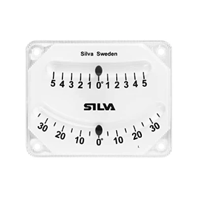 Immagine di Silva Clinometro Inclinometro con Due Scale Scala di Precisione ± 5 e ±35 1x8x10 cm per Verificare l&#039;Angolo Sbandamento su Barche a Vela o Veicoli Camper