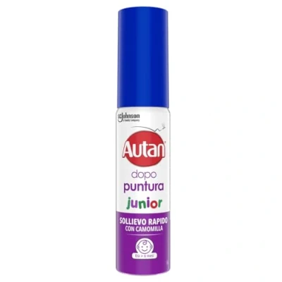 Immagine di Autan Junior Dopopuntura Antizanzare Comuni e Tigre, Gel per Bambini dai 6 Mesi, Con Camomilla Aloe Vera, 25ml