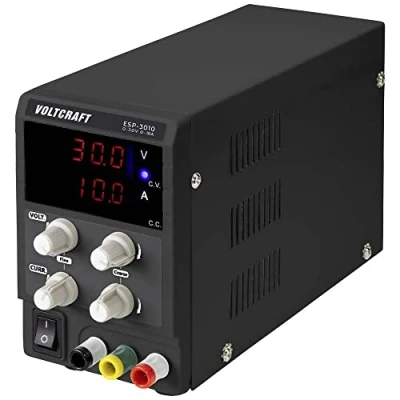 Immagine di VOLTCRAFT ESP 3010 Alimentatore da Laboratorio Regolabile 0 30 V/DC 10 A 300 W Spina 4 mm Design Sottile Num. USC