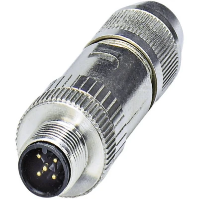 Immagine di Phoenix Contact 1424658  Connettore non confezionato per sensore o attuatore M12 Spina dritta Numero di poli: 5 1 pz.