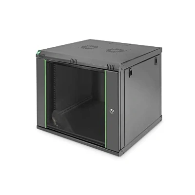 Immagine di Digitus DN 19 09 U EC SW Armadio rack da parete (L x A P) 600 474 450 mm 9 Nero (RAL 9005)