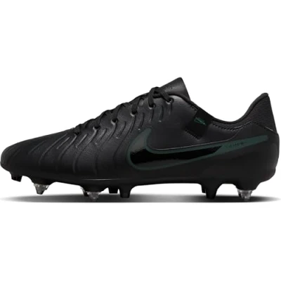 Immagine di Nike Performance Tiempo Legend 10 Academy Sgpro AC Unisex Scarpe da calcio con tacchetti, Taglia: 38, Black/deep jungle Finta pelle / tessuto