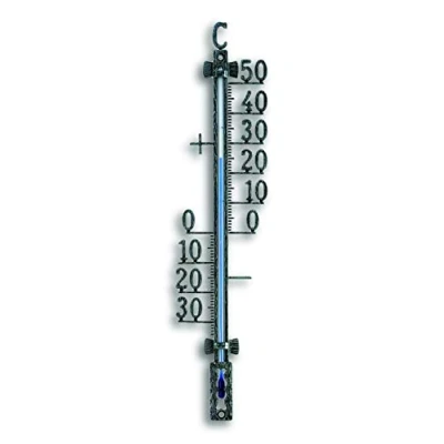 Immagine di TFA Dostmann Termometro analogico da esterno, 12.5001.50, resistente alle intemperie, per il controllo della temperatura esterna, stagno antico