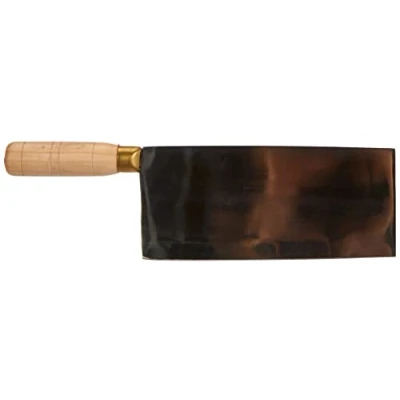 Immagine di JADE TEMPLE mannaia con Manico in Legno, Acciaio Inossidabile, Argento, Inox, 44 x 22 20 cm