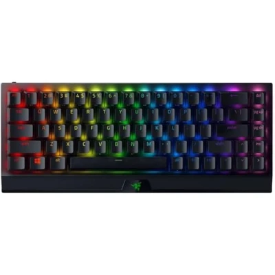 Immagine di Razer BlackWidow V3 Mini HyperSpeed (Interruttore Verde) Tastiera da Gioco Meccanica Wireless al 65% (Bluetooth, USB C, Copri Tasti in ABS Doubleshot) Layout USA, Nero