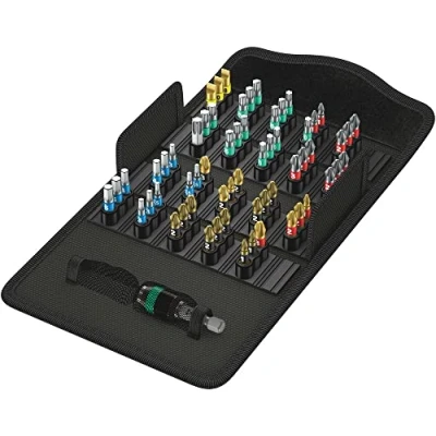 Immagine di Wera Bit Safe 61 BiTorsion 1 05057441001 Kit inserti parti Taglio, Croce Phillips, Pozidriv, TORX interno, Brugola interna