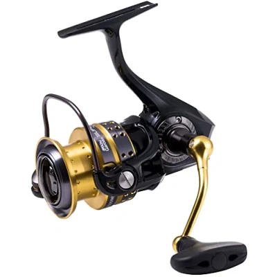 Immagine di Abu Garcia Superior 2500MSH Mulinello da pesca per predatore, luccio, pesce persico, luccioperca, trota, unisex, nero/oro