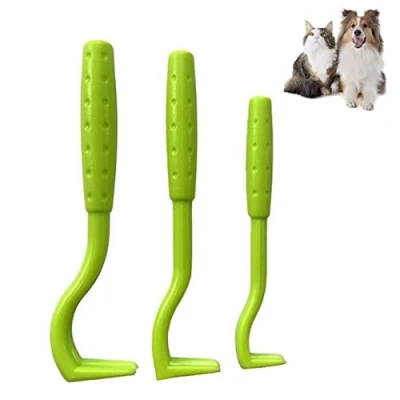Immagine di GeekerChip Set di 3 Pinza per Zecche,Ganci Zecche,Tick Remover,Strumento Rimuovere Le Zecche,per Animali,Cani e Gatti(Verde)