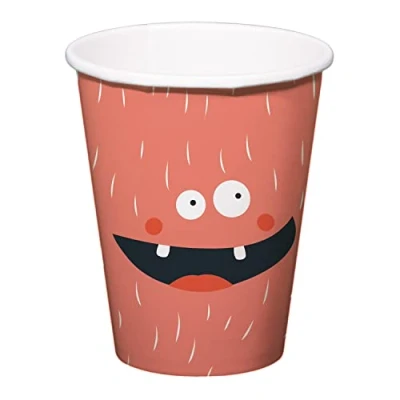 Immagine di Folat Bicchieri Monster Bash 250ml 6 pezzi, Multicolore, 68346