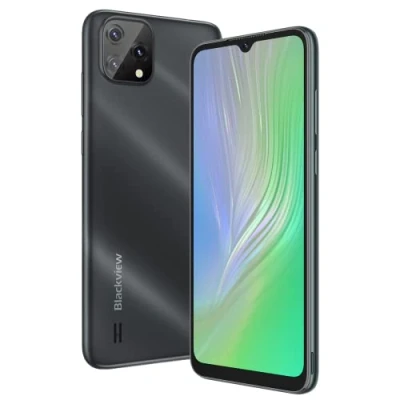 Immagine di Blackview Smartphone A55 4G senza contratto, schermo HD+ da 6,53 pollici, MT6761 V, 2,0 GHz, 3 GB+16 GB, fotocamera 5 MP+8 MP, batteria 4780 mAh, Android 11 Dual SIM cellulare GPS sblocco facciale