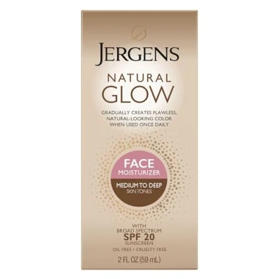 Immagine di Jergens Natural Glow Healthy Complexion Daily Facial Moisturizer For Medium to Tan Spf 2 60 ml