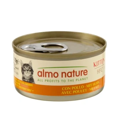 Immagine di Almo Nature HFC Kitten. Alimento umido per gattini da 2 a 12 mesi (24 lattine 70g)
