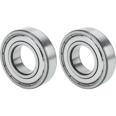 Immagine di TUZUK 2 Pezzi Cuscinetti a Sfera Stagni 6206 ZZ, 30x62x16 mm, Prelubrificati, Acciaio al Cromo, Doppia Tenuta in Gomma, Scanalati 6206ZZ