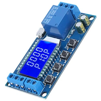 Immagine di relè di ritardo del temporizzatore XY LJ02 Modulo elettronico circuito dell&#039;interruttore attivazione ciclo con display LCD