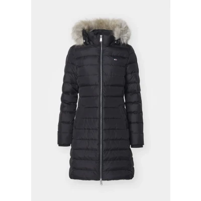 Immagine di Tommy Jeans Essential Hooded COAT Piumino, Donna, Taglia: XXS, Black