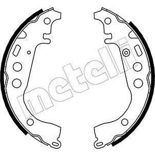 Immagine di metelligroup 53 0431 Ganasce Freno Made in Italy, Pezzo di Ricambio per Auto/Automobile, Kit Composto da 4 Pezzi, Certificate ECE R90