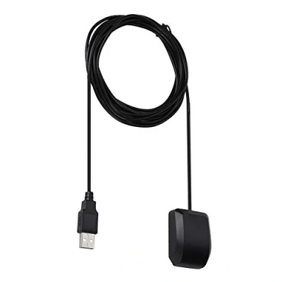Immagine di GPS, 2 in 1 USB per auto, adattatore GPS Glonass con cavo esteso di 3 metri.