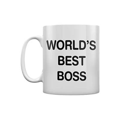 Immagine di Grindstore Tazza World&#039;s Best Boss in bianco