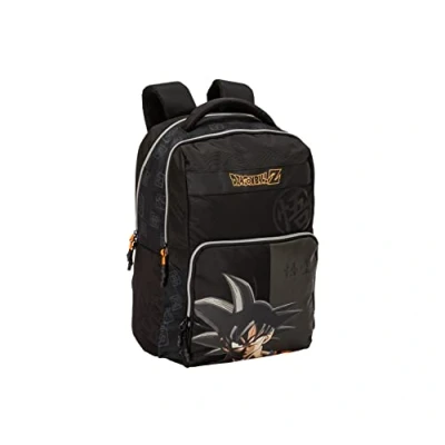 Immagine di COMIX ANIME, Dragonball Zaino Scuola Porta Pc Unisex per Bambini e Ragazzi con Spallacci Regolabili, Due Scomparti Tablet Notebook Chiusura ZIP, Retro Fondo Termoformati